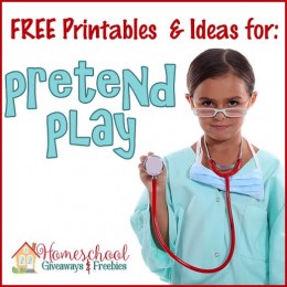 FREE Pretend Play Printables