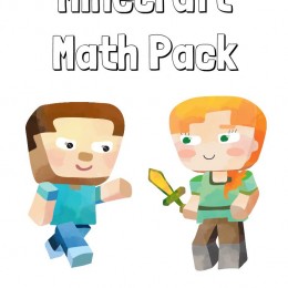 FREE Minecraft math pack