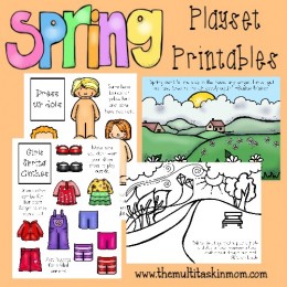 FREE Spring Dress Up Printables and Playset