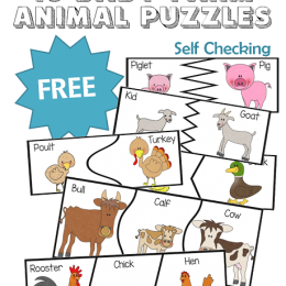 FREE Animal Puzzles