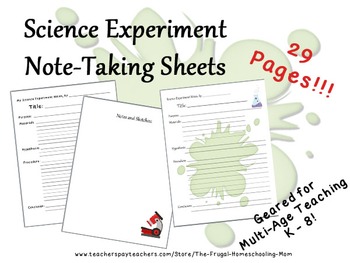 FREE Science Printables