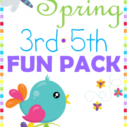 FREE Spring 3rd-5th Fun Pack