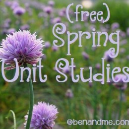 FREE Spring Unit Studies and lapbooks