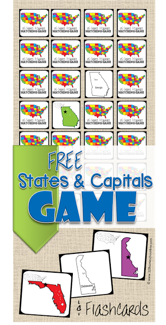 FREE States and Capitals Game