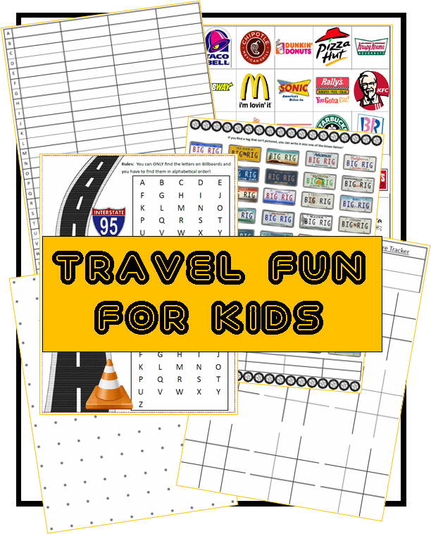 FREE Road Trip Games for Kids