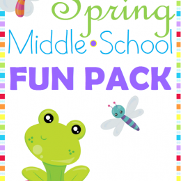 FREE Middle School Spring Pack