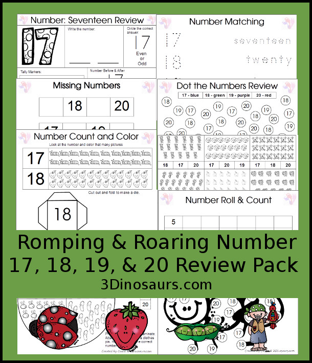 FREE Numbers Packs