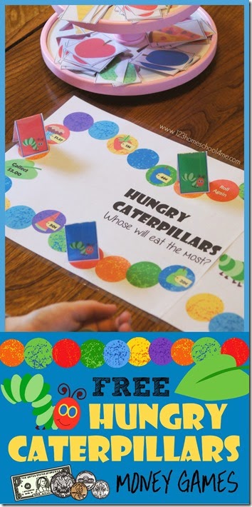 FREE Hungry Caterpillar Money Game