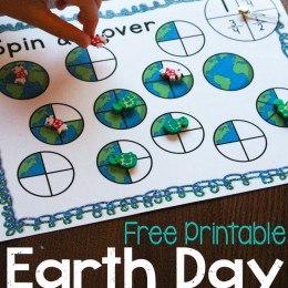 FREE Earth Day Fractions Printables