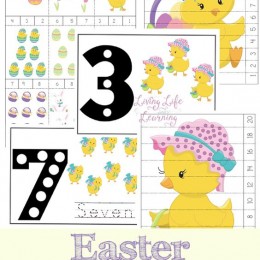 FREE Easter Counting Mats