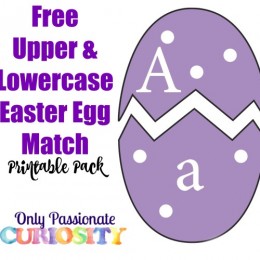 FREE Easter Egg Letter Match