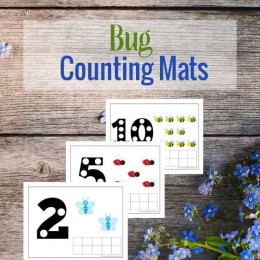 FREE Bug Counting Mats Pack