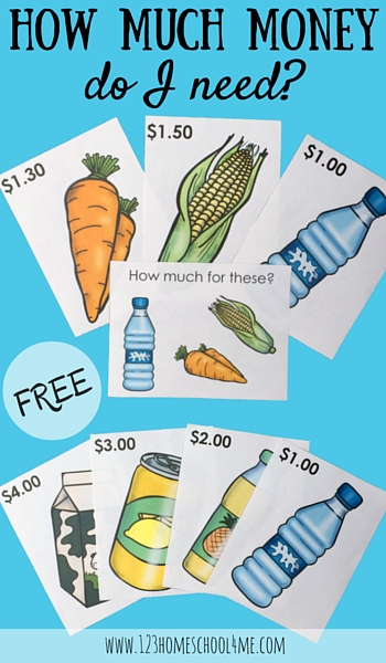 FREE Grocery Task Cards