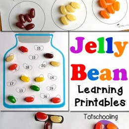 FREE Jelly Bean Learning Printables