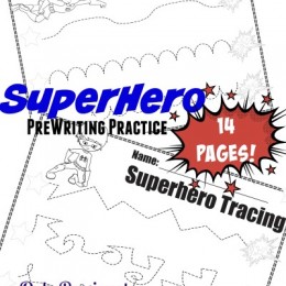 FREE Super Hero Writing Pack