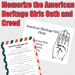FREE American Girls Creed Printables
