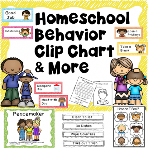 Homeschool Behavior Chart Only $5!