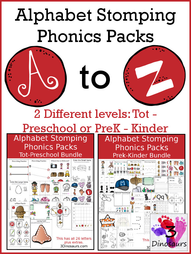 Alphabet Stomping Phonics Packs Only $39 - Limited Time!