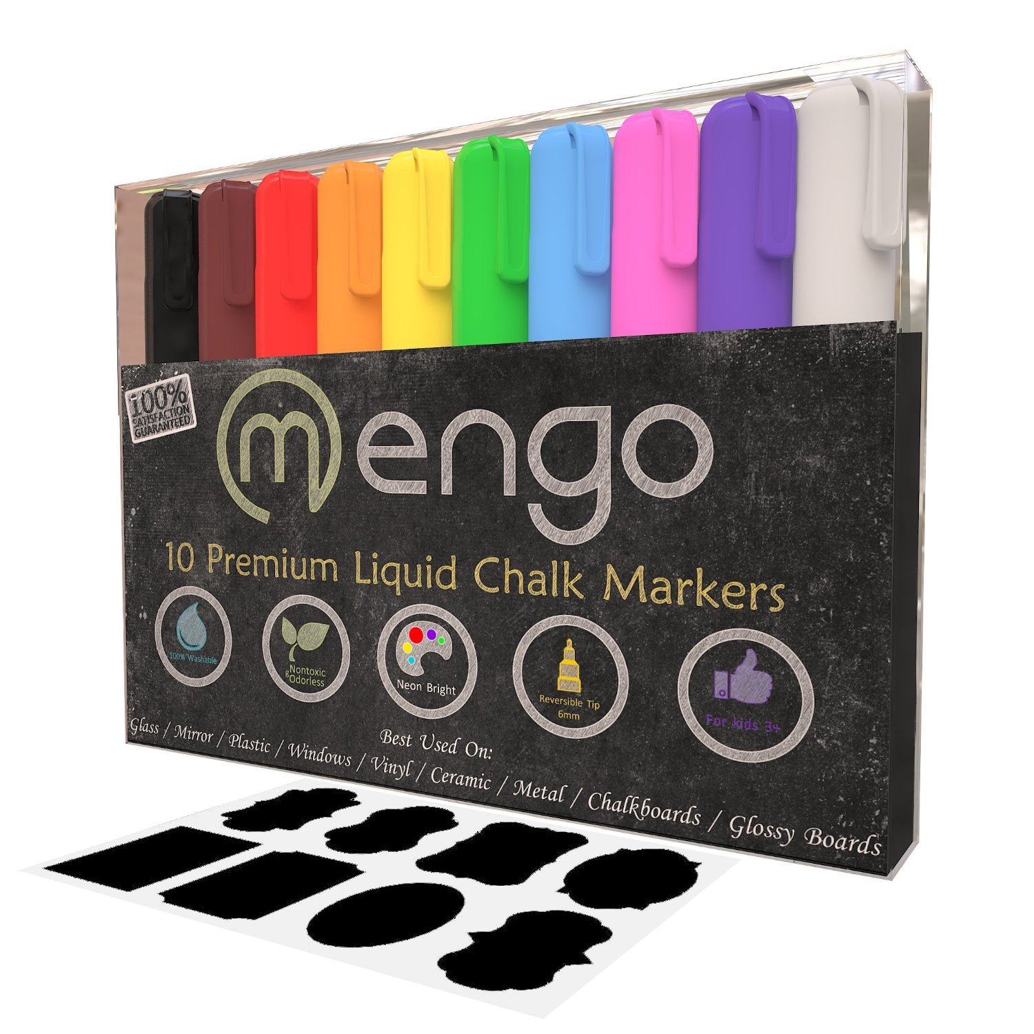 Mengo 10 Pack Liquid Chalk Markers Only $14.40!