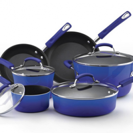 Rachael Ray Porcelain Enamel 10-Piece Cookware Set Only $88.20! (Reg. $245!)