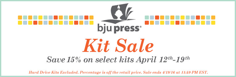 15% Off BJU Homeschool Kits - Limited Time!