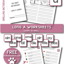 FREE Long A Worksheets Pack