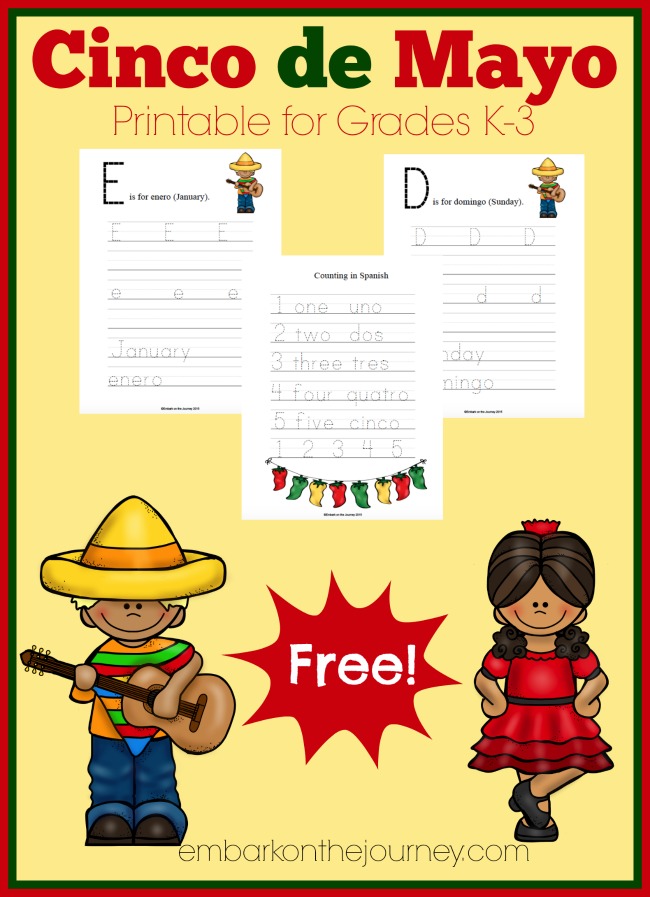 FREE Cinco De Mayo Printables