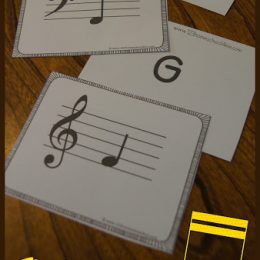 FREE Music Note Cards