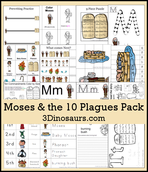 FREE Moses 10 Plagues Pack