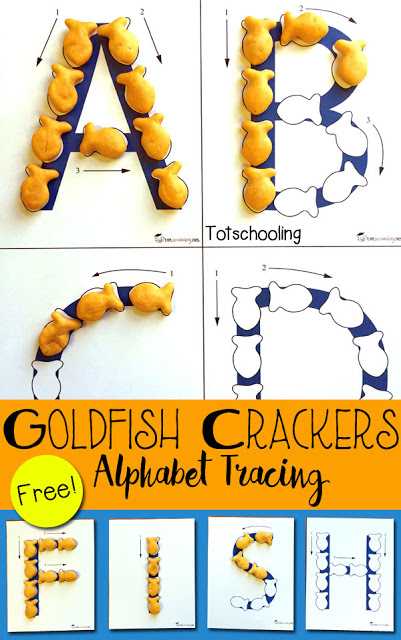 FREE Goldfish Tracing Pack