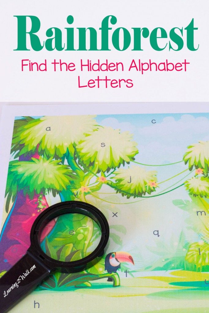 FREE Hidden letters Alphabet