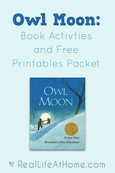 FREE Owl Moon Printables Pack