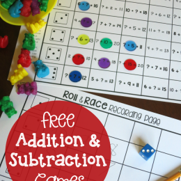 FREE Addition and Subtraction Cards