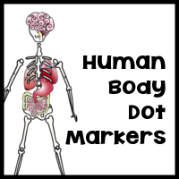 FREE Dot Marker Human Body Pages