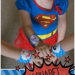 FREE Super Hero Letter Cuffs