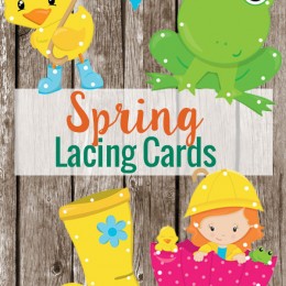 FREE Spring Lacing Cards