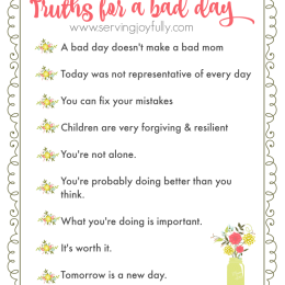 FREE Bad Day Printable