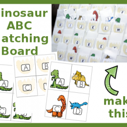 FREE ABC Matching Board Activities