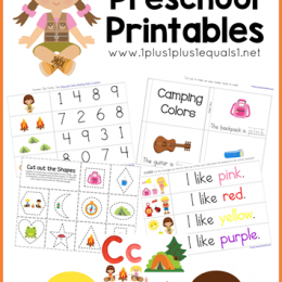 FREE Preschool Camping Pack