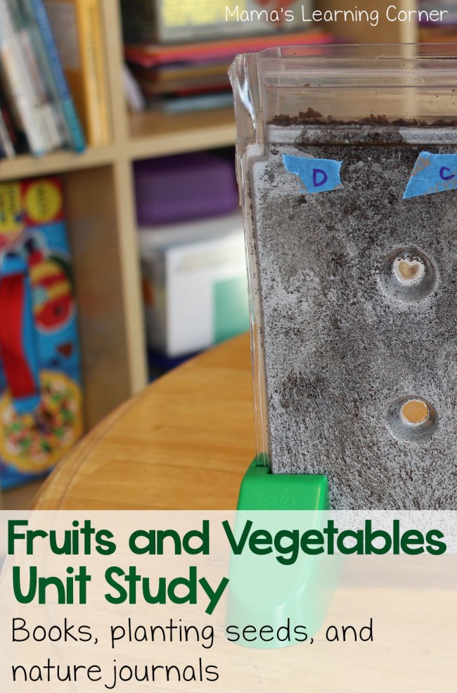 FREE Fruits and Vegetables Unit Study