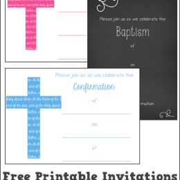 FREE Baptism Invitations