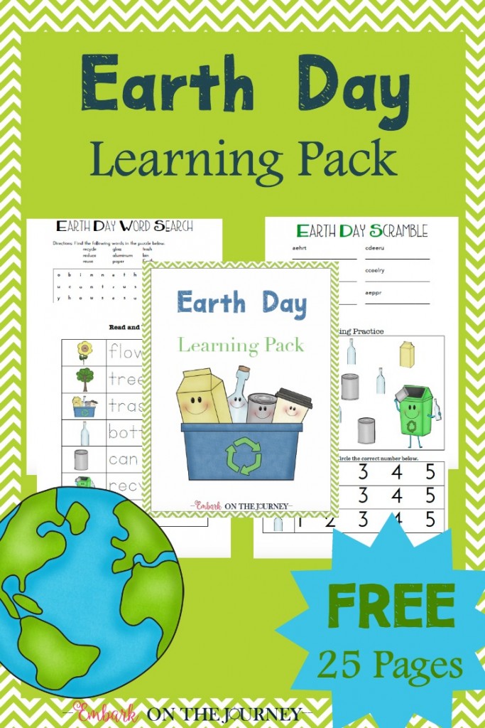 FREE Earth Day Printables Pack