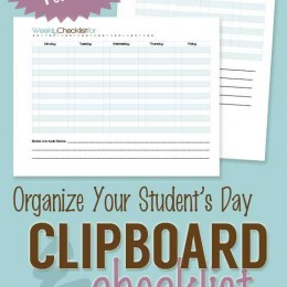 FREE Student Checklist