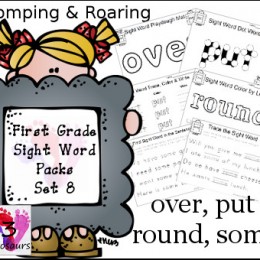 FREE First Grade Sight Word Packs