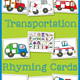 FREE Transportation Printables