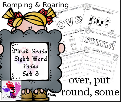 FREE First Grade Sight Word Packs