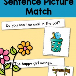 FREE Sentence Picture Match