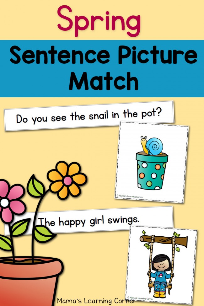 FREE Sentence Picture Match