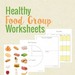 FREE Healthy Food Groups Worksheets