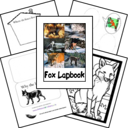 FREE Fox Lapbook